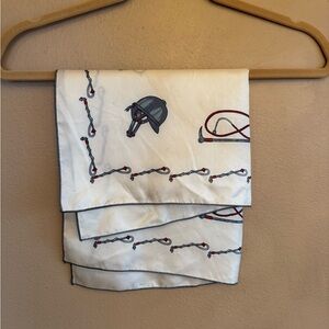 Vintage equestrian Vittorio silk scarf
